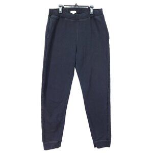 Sunspel Sweatpants Mens Medium Black Joggers Active Stretch Pockets Pants